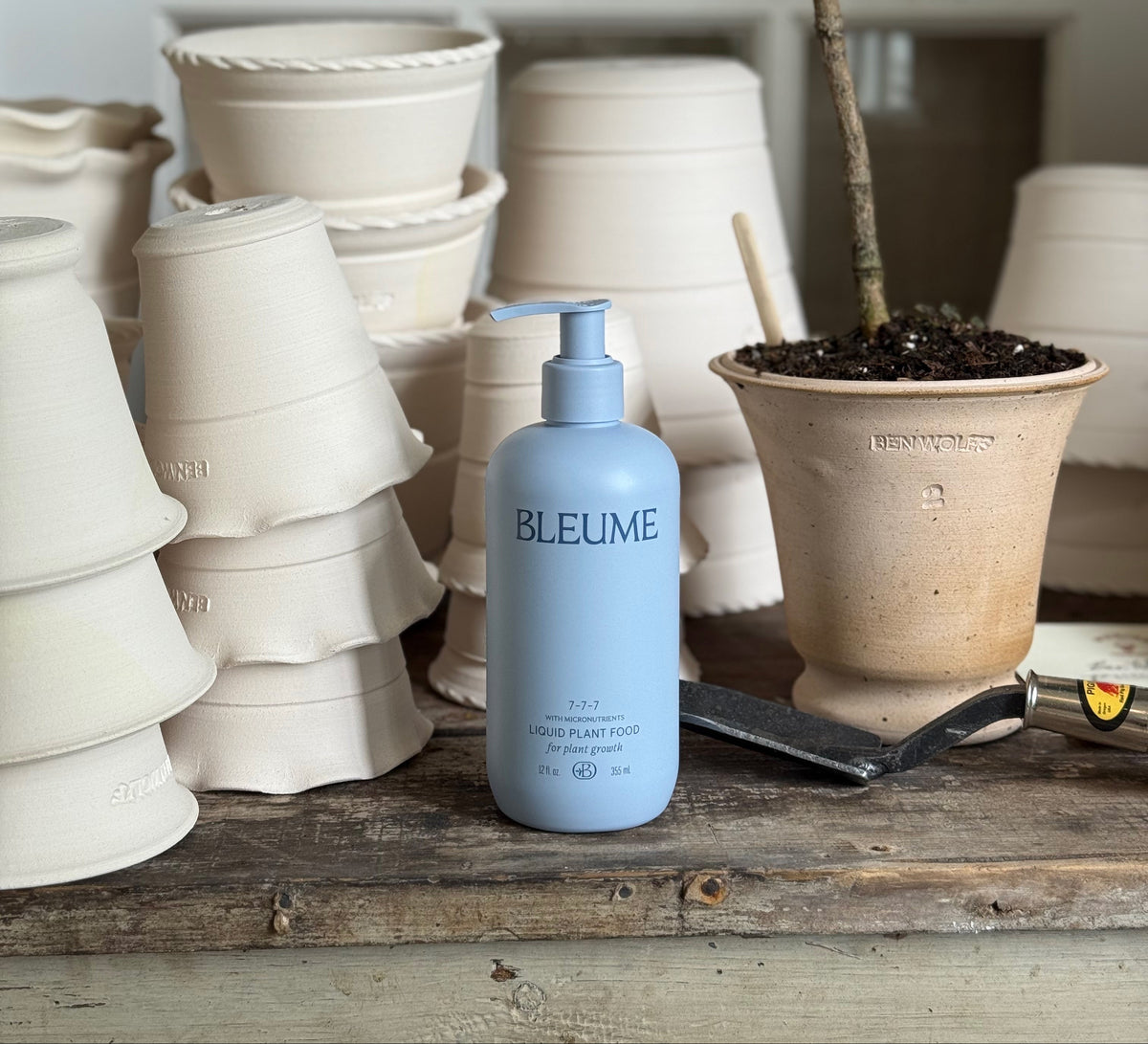 blue bottle for money plant Bleume Liquid Plant Food